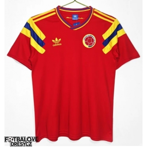 Colombia 1990 Retro Venkovní Dres Krátký Rukáv Colombia 1990 Retro Venkovní Dres Krátký Rukáv